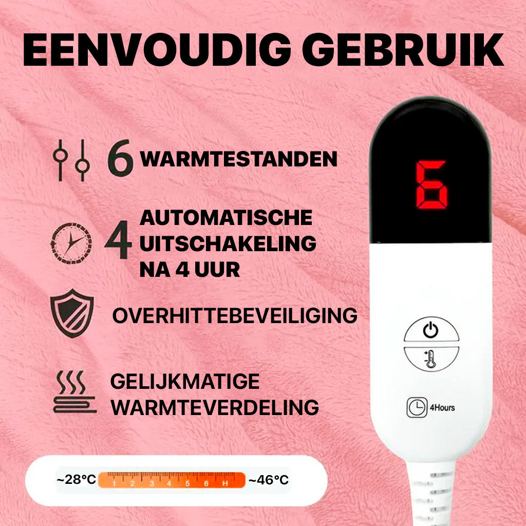 De Ultra-Comfort Verwarmde Sweat Deken
